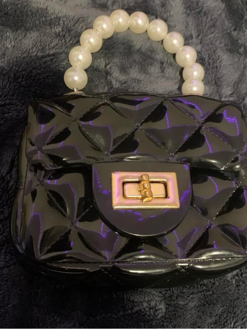 Black handbag